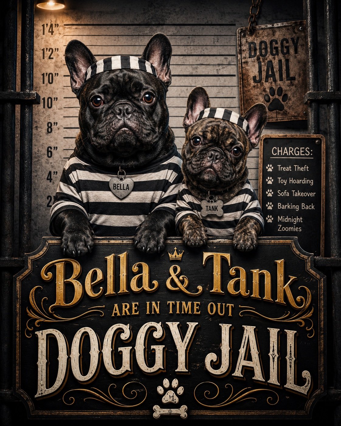 Bella & Tank Doggy Jail
