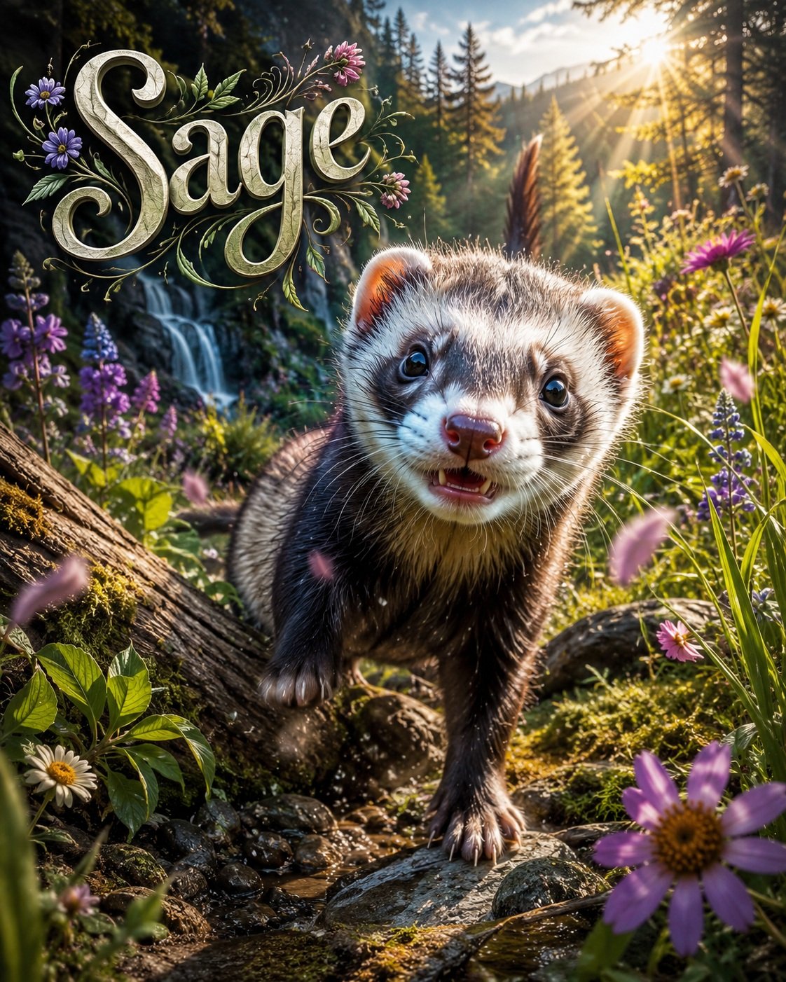 Sage Wild Ferret Adventure